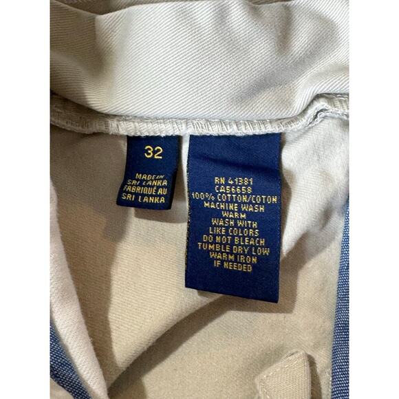 POLO Ralph Lauren Men's Shorts, Size 32, Tan Khaki shorts; Classic fit; 9" - Picture 6 of 8